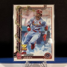 ⚾️ Masyn Winn Rookie Card!  2025 Topps Holiday #H193 - St Louis Cardinals. rookie card picture