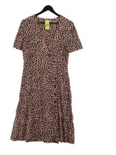 Monsoon A-Line Midi Dress UK14 in Pink