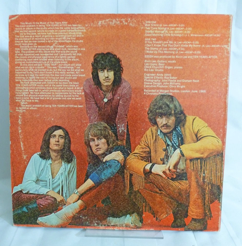 Ten Years After – Ssssh. - Vinyl LP - Deram 1969 – DES 18029 - Image 3 of 4