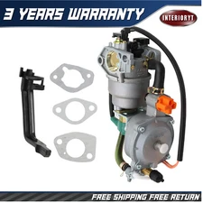 Generator Dual Fuel Carburetor For LPG CNG Conversion kit 4.5-5.5KW GX390 188F