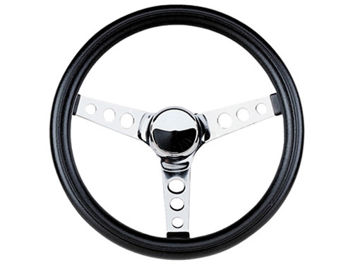 Volant GRANT en chrome de 13.5 pouces pour une restauration Jeep haut de gamme