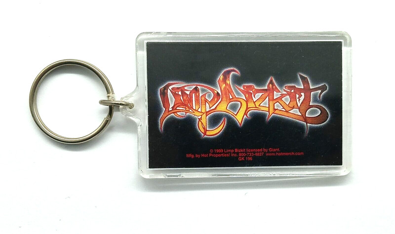 1999 Limp Bizkit Rap Rock Band Keyring Keychain