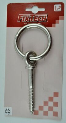 FIXTECH Ring Ø50mm mit Schraube 10mm Stahl 