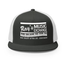 RAY'S MUSIC EXCHANGE TRUCKERS HAT CAP BLUES BROTHERS BAND