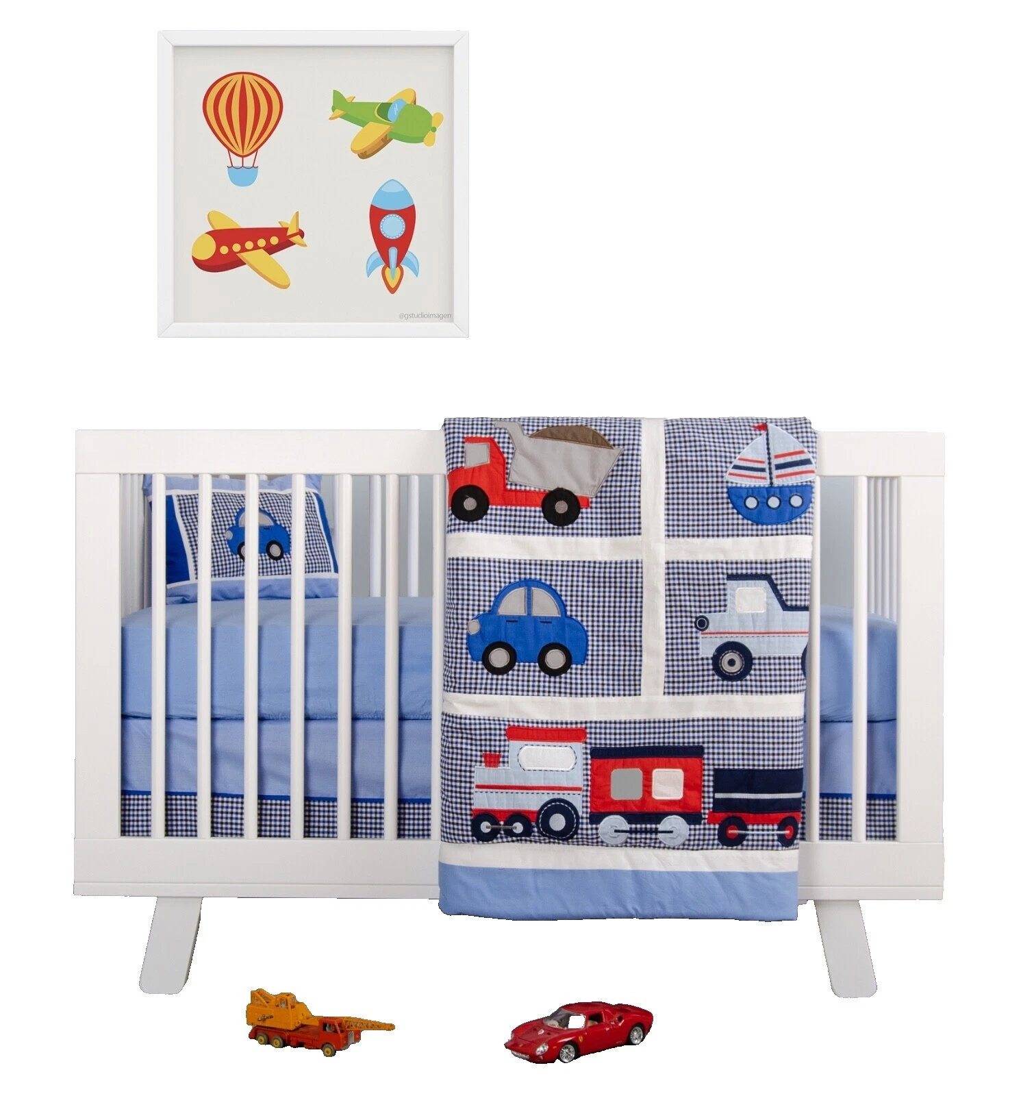 Vehículos Unisex Conjuntos de Ropa de cama de vivero