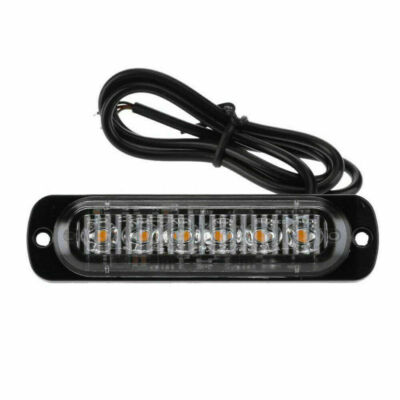 2x 6LED 18W Auto KFZ Blitzlicht Frontblitzer Warnleuchte LKW Strobe Licht 12-24V