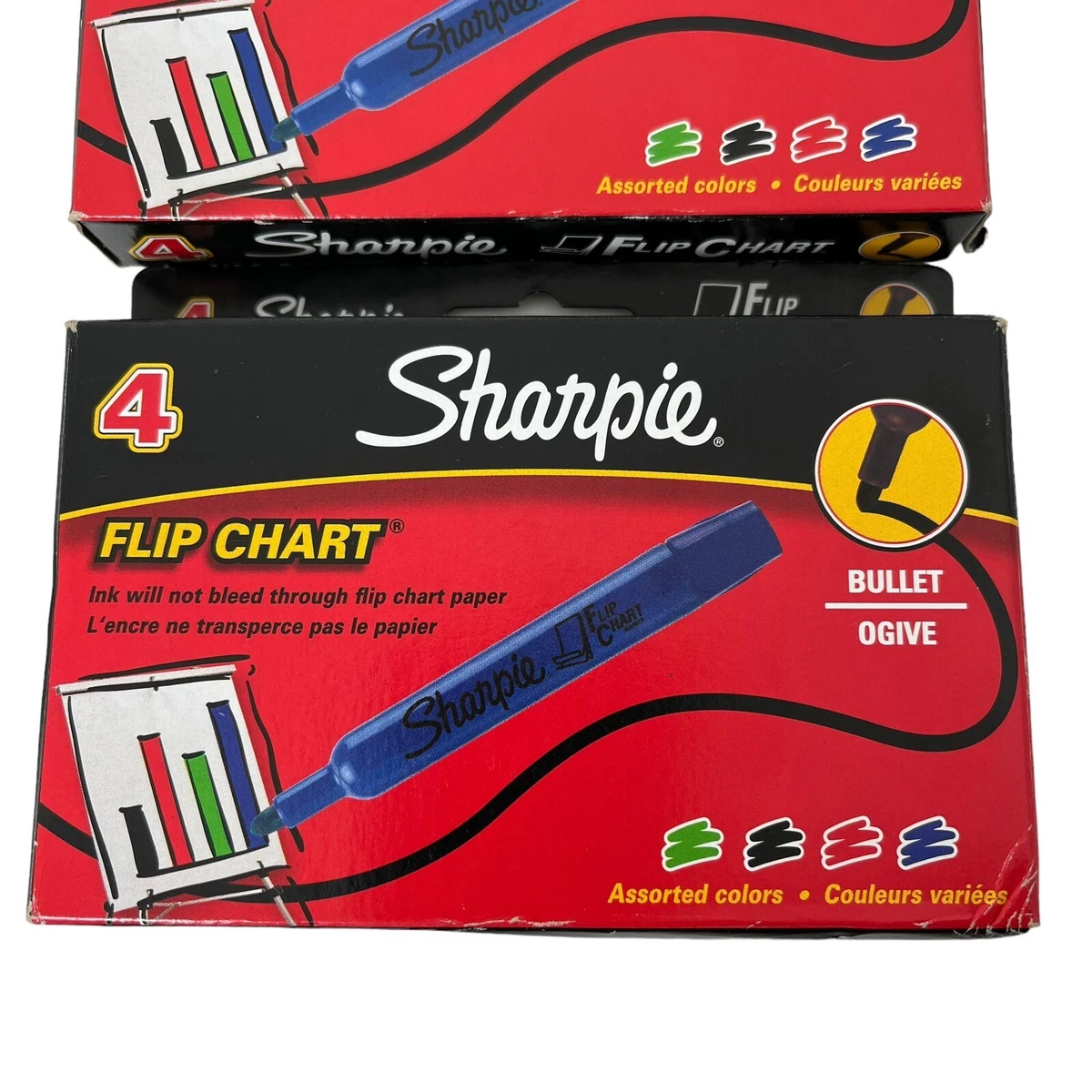 Lowest Price SHARPIE Flip Chart Markers, Bullet Tip, Flip Chart Markers