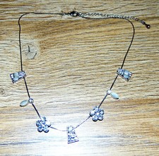 Collana Kobrakette Con 7 Pendenti In Stile Swarowski