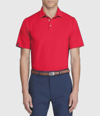 RLX Ralph Lauren Men's SZ XL UV Protection Solid Red Polo