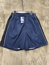 Vintage Reebok Mens Large Navy blue Above Knee Cotton Dad Shorts has tags