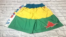 Mad Lax Shorts Mens Size Large Multi Color Swim Shorts Nautical Theme