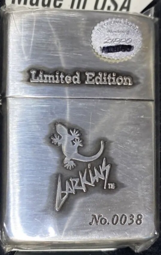 Zippo Vintage Larkins Limited Edition Silver Oil Lighter JP | eBay