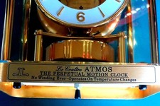 CLASSIC DESIGN JAEGER LE COULTRE ATMOS PERPETUAL MOTION CUSTOM PLAQUE FOR ATMOS