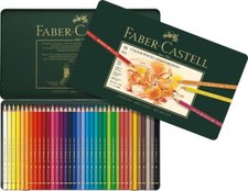 Faber-Castell Art & Graphic Polychromos Coloured Pencils in Tin (36pk)