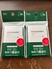 dr. g R.E.D Blemish Oil Control Papers 70 each pack Lot of 2 U.S. Shipping