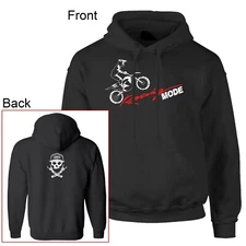 Motocross Racing Mode, Black Hoodie