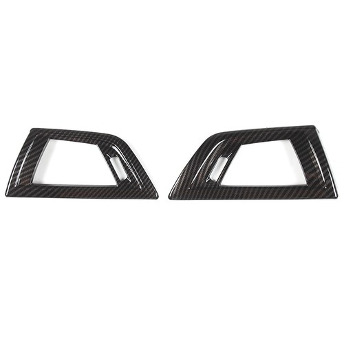 ABS Carbon Car Instrument Side Air Vent Frame Trim For BMW1 2 Series 2017-2019 - Picture 2 of 10