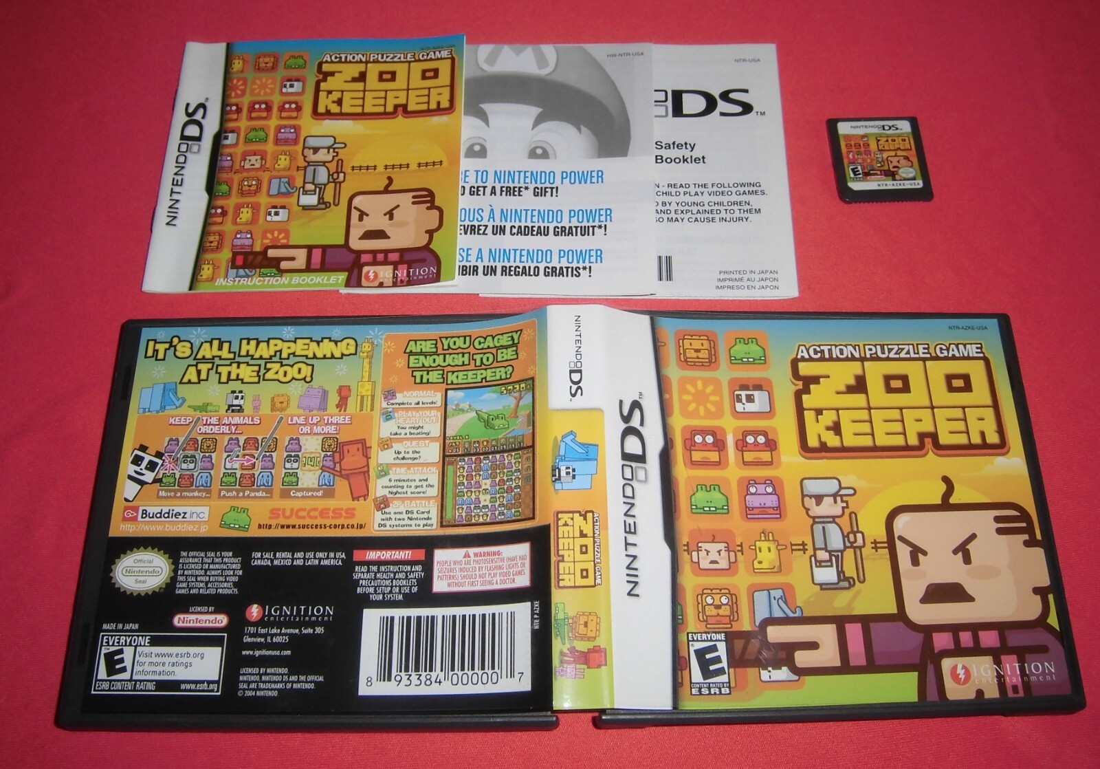 Nintendo DS : Zoo Keeper [USA] Complet TBE Super *JRF