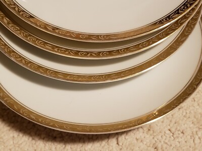 NORITAKE ASHLEIGH 6224 Set of 4 Plates 7