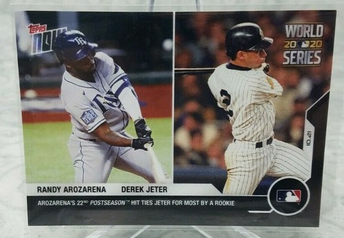 2020 Topps Now 454 Randy Arozarena / Derek Jeter