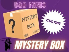 Mystery D D Miniatures, Dragons Orcs CultistsMonsters - Unpainted DnD Pathfinder