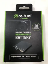Digipower - Re-Fuel Rechargeable Lithium-Ion 2X Battery for Canon NB-4L