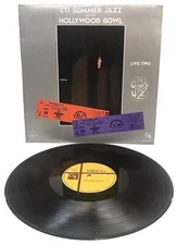CTI Summer Jazz At The Hollywood Bowl Vinyl LP Live Two GX 01-973 Gamma 1978