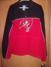 NFL Bucs pullover ft zipper L jacket reebok