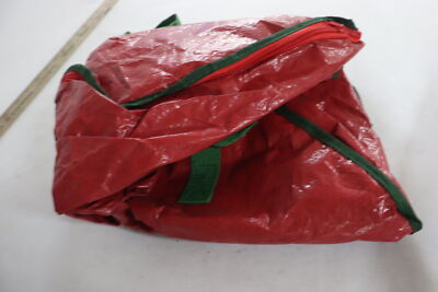 Household Essentials Artificial Wreath Storage Bag Red w/ Handles 24'' 2672-1