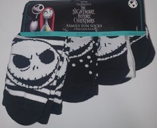 Nightmare 880630 Family Fun Socks 4 Pair Crew Socks for Dad Mom Kid  Baby