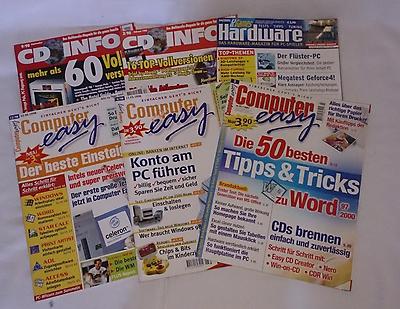 3x Computer Easy / 1x PC Games Hardware / 2x CD Info