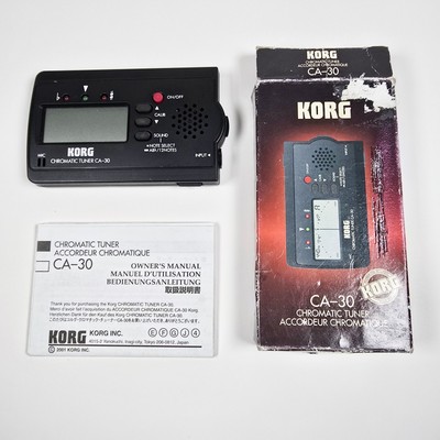 Korg CA-30 Solo Tuner Chromatic Ca-30 w/ Box & Instructions