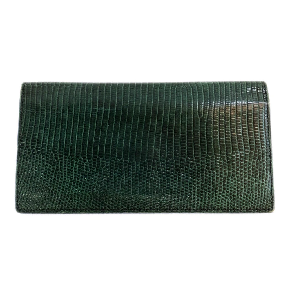 Gucci Portefeuille Long Type Slim Portefeuille Long Vert Unisexe Portefeuille Accessoires