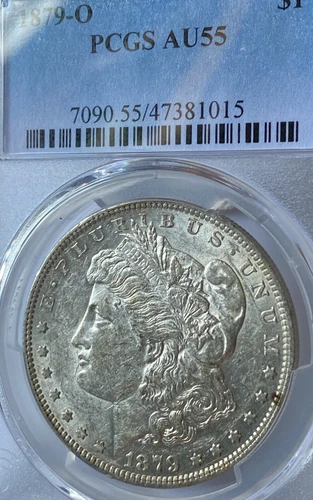 1879-O AU55 Important Date/Mint Mark PCGS New Orleans Mint Morgan Silver Dollar
