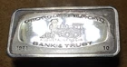 Franklin Mint 1000 grains .925 sterling silver bar 1971 Georgia Railroad bank