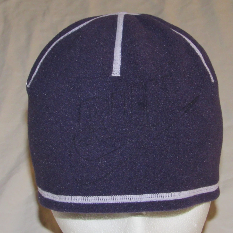 Nike Therma Fit Púrpura Correr Calavera Gorra Gorro Reflectante Logo Reversible Foto 2 de 4