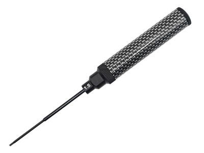 Schraubendreher 1,5mm Innensechskant aus Aluminium Carbongriff HSS Einsatz
