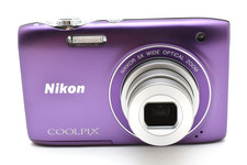 Nikon Coolpix S3100 14.0MP Compact Digital Camera Purple English -95 new