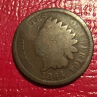 1864 INDIAN HEAD CENT SEMI KEY C-64 LOWER GRADE BENT   FREE SHIPPING