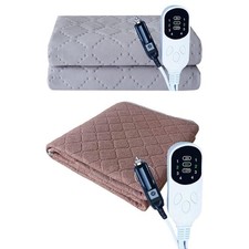 12V Car Electric Blanket Plush Thicker Heater Heated Mattress Thermostat ﻿ New