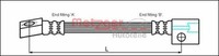 Bremsschlauch Metzger Autoteile 4112811 FüR Kadett CC Opel T85 Caravan Combo C08