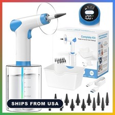 Electric Ear Wax Removal Kit Cleaner Irrigation Flushing System Gentle Quiet Hom