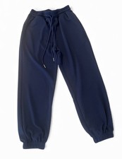 Women Navy Blue Jogger Pants Size S