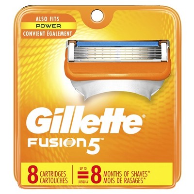 Fusion 5 Men's Razor Cartridge Refills, 8 Count