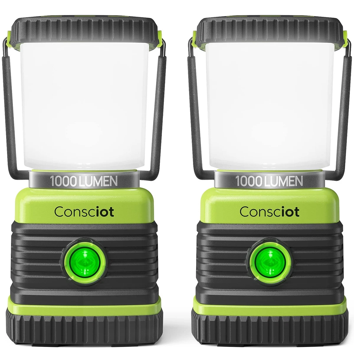 Lanterna LED Campeggio ZMNT Ricaricabile 1000 Lumen - Autonomia 300 Ore - Impermeabile