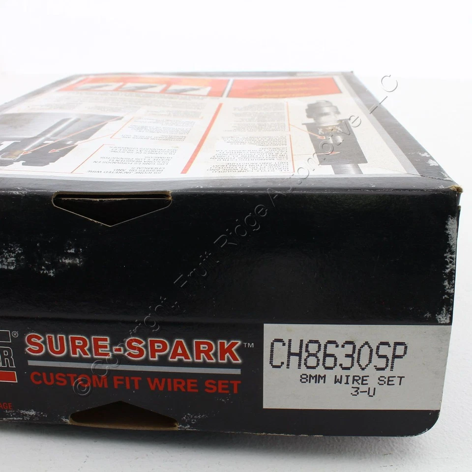 Cables de encendido de bujía Borg Warner CH8630 Sure-Spark 8 mm para 78-84 El Camino Foto 4 de 4