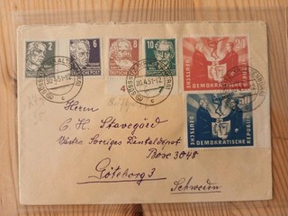 briefmarken briefe kartenposten