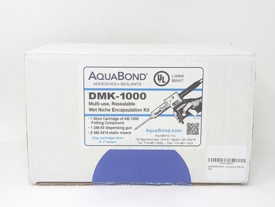 AquaBond DMK-1000 Wet Niche Encapsulation Kit - New Open Box