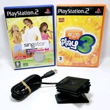 EyeToy كاميرا, Play 3 & Singstar Popworld حزمة - سوني PS2 - بلايستيشن 2