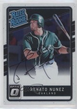 2017 Panini Donruss Optic Rated Rookies Signatures Renato Nunez #RRS-RN Auto 0ws